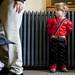 Three-year-old Mark Ratliff dressed as a power ranger before the halloween concert in Hill Auditorium on Sunday. Daniel Brenner I AnnArbor.com